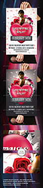 Valentines Night Flyer - Clubs & Parties Events