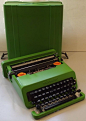 Green Olivetti Valentine, Ettore Sottsass, 1969