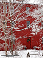 Winter Red house....yes