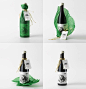 西班牙葡萄酒 蜥蜴 素描 品牌 酒 包装