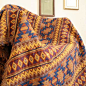 [coznap select]美式印第安民族风纯棉流苏线毯 粗织盖毯沙发毯子-淘宝网