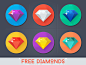 Free Diamond Icons - 365psd