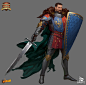 Kingdoms of Camelot , Grafit Studio : Characters for Kingdoms of Camelot (Kabam).