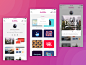 Dribbble App (Profile, Feed, Preview)