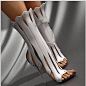 New Fashion Gladiator Women Sandal Boots Open Toe Cut-Outs Ultra Stiletto High Heel Women Shoes: