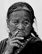 【老人肖像摄影作品欣赏】—— 藏族老人