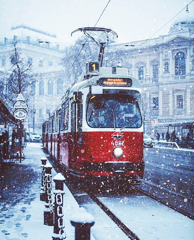 冬日童话般的奥地利维也纳