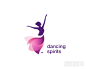Dancing Spirits舞蹈女神logo设计