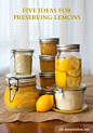 Five ideas for preserving Meyer lemons