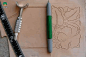 手工皮雕钥匙包DIY制作过程图解╭★肉丁网
