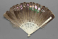 18至19世纪，中国出口西方国家的羽扇，现藏于美国波士顿博物馆。(61E3D)