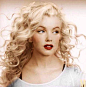 ❤Marilyn Monroe Art ~*❥*~❤ This is artwork, but pretty: ❤Marilyn Monroe Art ~*❥*~❤ This is artwork, but pretty