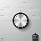 Realistic Metal Knob - Web Technology