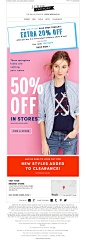 J.Crew - Stop in & get 50% off (!)