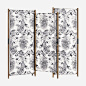 Les Necessaires d'Hermes folding screen - front