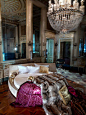 In this opulent bedroom. | 44 Amazing Places You Wish You Could Nap Right Now: 