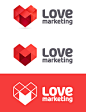 LOVE marketing identity : One day I received a task to redesign a logo for an advertising agency named LOVE marketing.