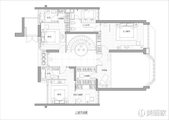 广州金海湾310平米复式豪宅现代装修