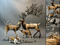 Deer Family by creaturesfromel