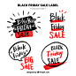 30+黑色星期五促销广告物料素材 Black Friday Sales Graphics