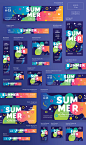 Summer Camp | Modern and Creative Templates Suite : A new series of products for effective presentation and promotion of your brand or business. Enjoy a huge collection of products – headers, covers, posts, letterheads, envelopes, folders, notebooks, bann
