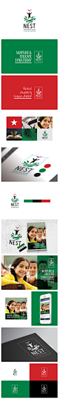 叙利亚NEST儿童教育品牌VI设计