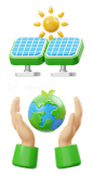 保护地球升温环保新能源主题海报设计三维素材Blender源文件：