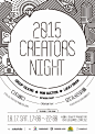 2015 CREATORS NIGHT - 디지털 아트, 브랜딩/편집 : 2015 CREATORS NIGHT-노트폴리오에서 주관하는 크리에이터들의 네트워크파티의 그래픽입니다. 다양한 창작자들이 모여서 이루어지는 행사로 서로 연결된다는 점, 그리고 다양한 분야를 상징하는 아이콘을 통해 행사의 속성을 표현했습니다.-594*840(mm)-클라이언트 . 노트폴리오2015