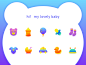 hi！my lovely baby : The baby's world is colorful and lovely.