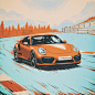 Porsche / VW : illustrations for Porsche and VW