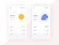 Weather app | Welcome shot