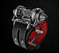 Rebellion Weap-One Tourbillon : Free from traditional restrictions of form and use, REBELLION’s newest timepiece literally breaks the mold. Worn on the body or displayed on a dashboard, this piece of mechanical art is uninhibited by existing rules. Suspen