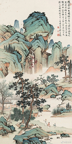 苍LING月默采集到国画山水