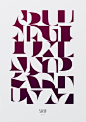 Typography Poster by Áron Jancsó