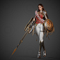 Valkyrie, jisu jeon : Referenced  "Kim Bum" Illustration<br/>Black Desert Valkyrie Concep art