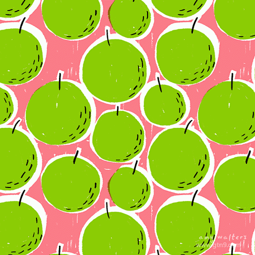艾米·沃尔特斯插画作品：夏季水果和浆果