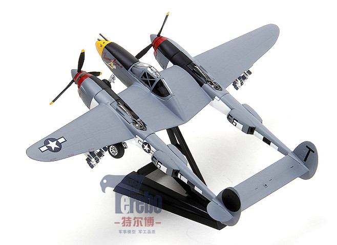 1:72 二战美国P-38闪电战斗机模型...