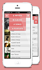 FlatPlayer: The flattest music player you've ever seen! on Behance
