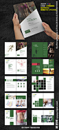 绿色健康健身画册设计