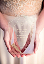 Sugar & Gold | Geode Wedding Inspiration Shoot | Gold Foil & Acrylic Faceted Wedding Invitation | Photo by Gerber Scarpelli Weddings: