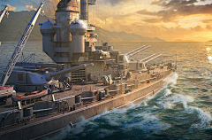 晓级驱逐舰采集到战舰世界