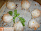 @泮溪酒家 的#绿茵白兔饺# ：其实就是虾饺，不过还是略有一点像兔子的，的确有手艺在，还是赞一个吧：）