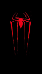 蜘蛛侠暗红色标志海报