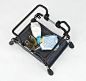 Amazon.com : Phoenix Baby Goto Folding Carseat Station With Vibration, Black : Baby