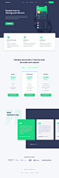 Trading landing page