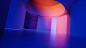 3D aesthetic c4d light motion tech ces gradient Interior Title