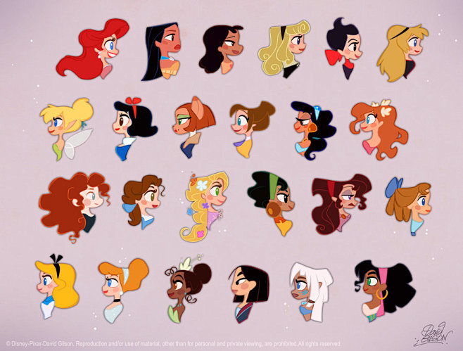 Disney Heroines Bust...
