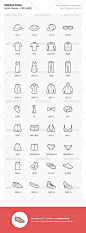 Clothes Icons - Objects Iconsb 服装分类