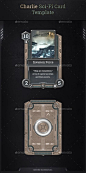 Charlie Sci-Fi Card Template - Miscellaneous Game Assets