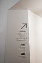 Signage system | “Chasopys” creative space, Kyiv on Behance